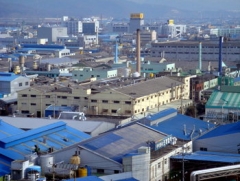 2010년 대구·경북지역 섬유 수출액은 전년대비 22.5% 증가하면서 2001년 이후 최고치를 경신했다. 사진은 대구염색산업단지 전경. (영남일보 DB>