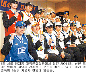 오리온스, 백인선.김현중 지명..KBL 신인 드래프트