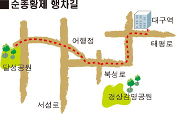 100년전 대구 황제의 길 을 다시 걷다