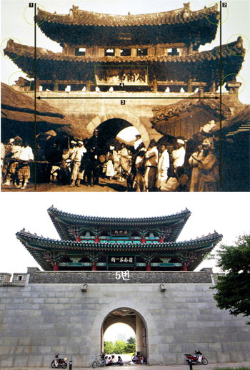 영남제일관 원래위치에 완벽복원을