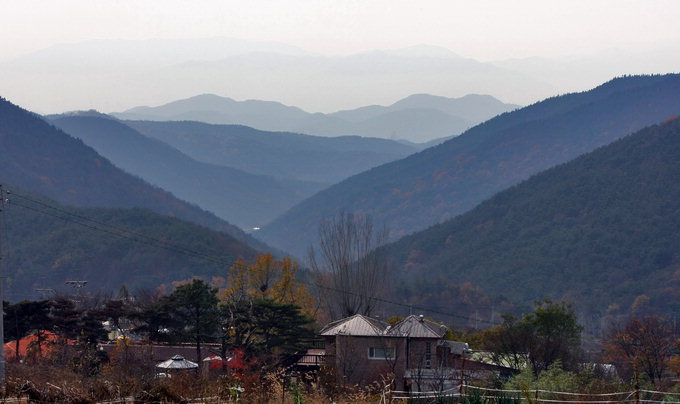 [팔공산 자락 걷기 좋은길 .16] ‘남원2리회관 앞∼모과나무 과수원∼지장암∼여리재∼현방마을 입구∼원점’ 코스