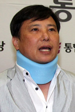 ‘폭행피해’조준호 전 대표, 목 인공관절 삽입 수술