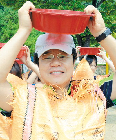 박진관 기자, 대구 달성 북동중학교서 기아체험