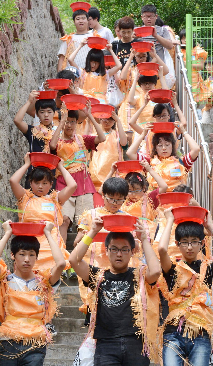 박진관 기자, 대구 달성 북동중학교서 기아체험