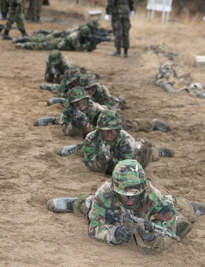 육군3사관학교 예비생도 영천서 기초군사 훈련