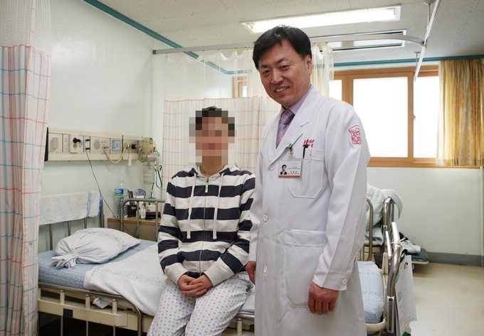 동산병원, 지역 첫 폐암 로봇수술 성공