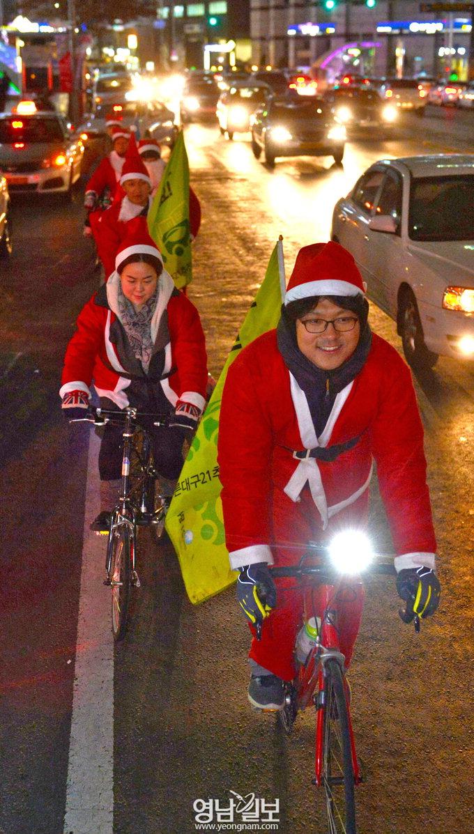 맑고푸른대구21추진協···퇴근길 도심서 캠페인