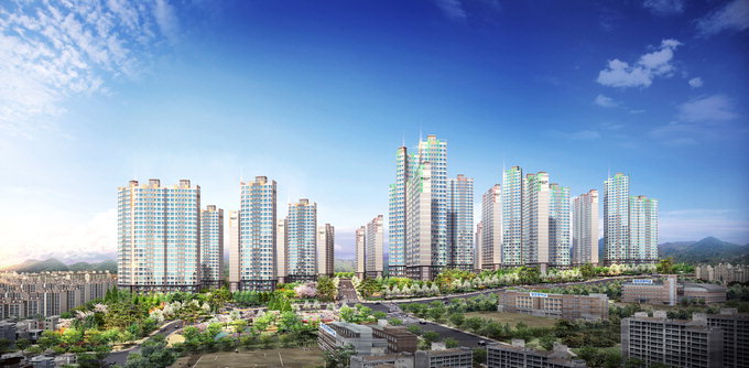 포항 메트로시티 견본주택 마련