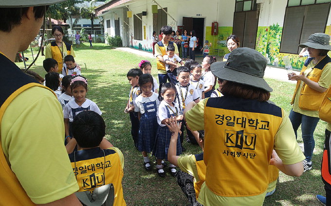 경일대 해외봉사단 필리핀서 봉사활동