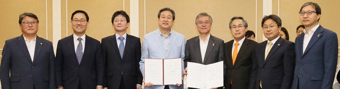 모처럼 한자리 모인 與野, 개혁안 6일 본회의 처리…‘연금·빈곤해소 기구’도 추진