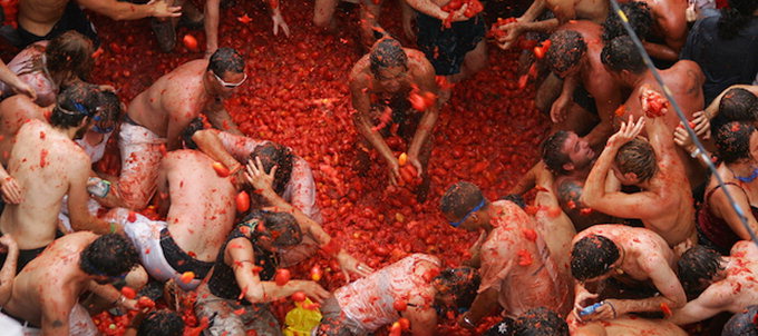 스페인 명물 ‘토마토 난장판’ 대구서 즐긴다