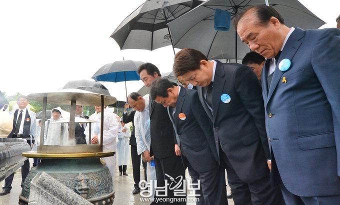 “5·18(광주)과 2·28(대구)정신 계승…‘달빛동맹’으로 통일·분권 새시대 열자”