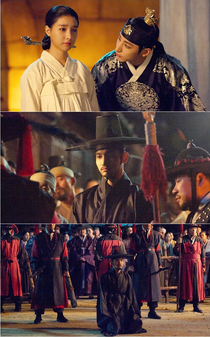 밤을 걷는 선비` 심창민 향한 애절한 눈빛 김소은, 놀리듯 쳐다보는 이수혁 눈빛 