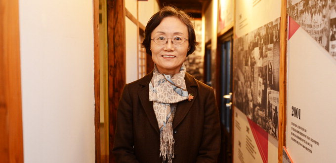안이정선 ‘정신대할머니와 함께하는 시민모임’ 대표 겸 위안부역사관 ‘희움’ 관장