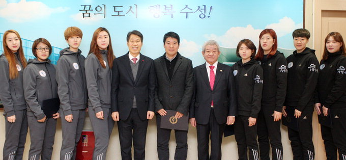 대구 수성구청 女태권도팀 창단 2년만에 명문 급부상