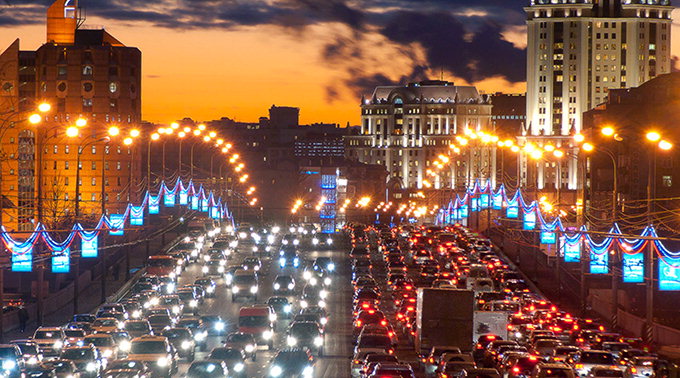 [34개국 네트워크 ‘월드 리포트’] 러시아, 악명 높은 모스크바 교통체증…차량 감지 센서로 도로 상황 제공