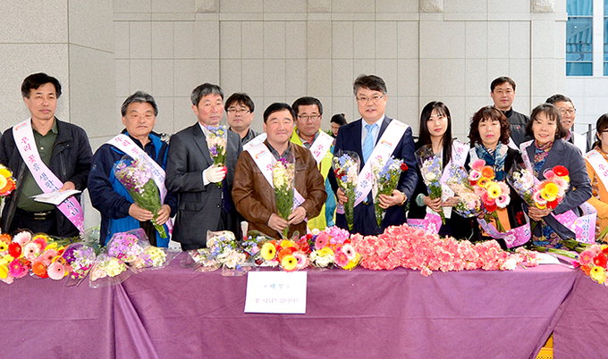 경북농축산유통국·화훼연구회 꽃소비 생활화 캠페인