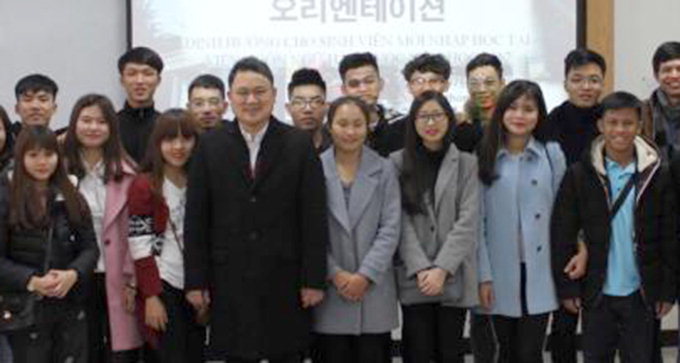 베트남 유학생 22명 호산대 한국어학당 입소