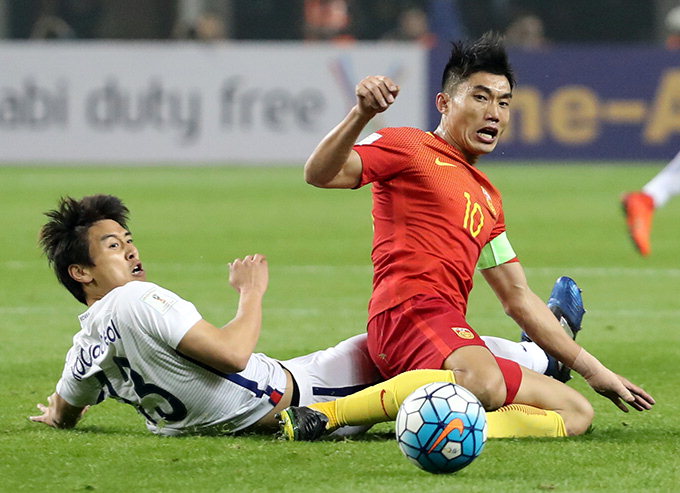 슈틸리케호, 중국에 충격의 패배…한국 9연속 월드컵 본선‘빨간불’