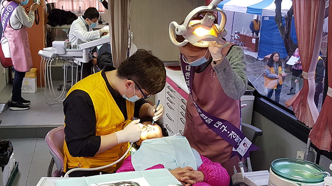 서울방배4동성당 의료봉사단, 상주지역 무료진료