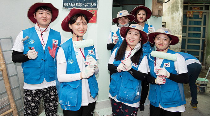 DGB글로벌봉사원정대 베트남·라오스서 봉사활동