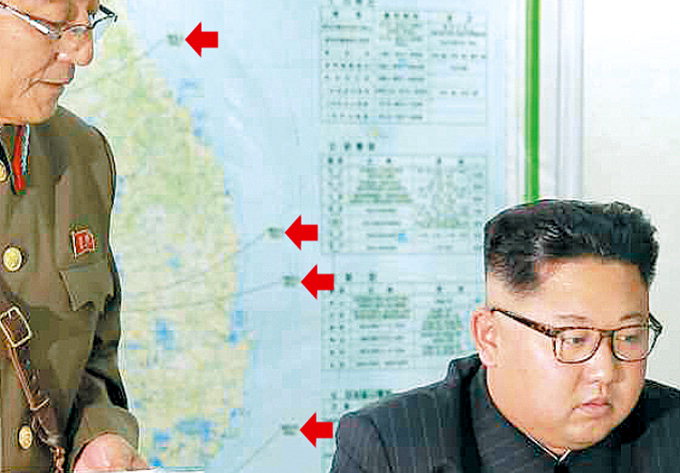 군사분계선·울진·포항·부산…北, 미사일타격 4개 권역 설정