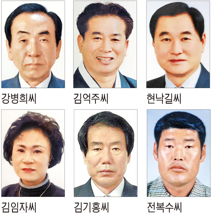 제22회 문경대상에 강병희·김억주·현낙길·김임자·김기홍·전복수씨