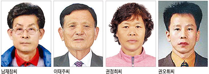 2017 예천군민상에 남재창·이태주·권정희·권오휘씨 선정