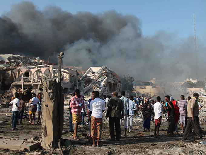소말리아 폭탄테러…90명 사망
