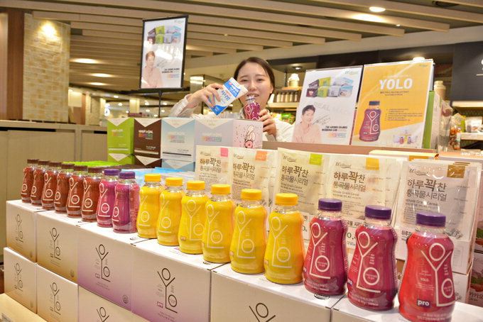 대구백화점 프라자점 지하 1층 식품관에는