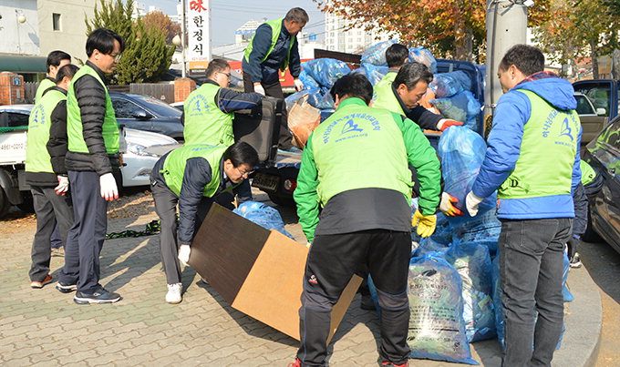 하나님의교회세계복음선교協대구북부聯 거리정화 활동