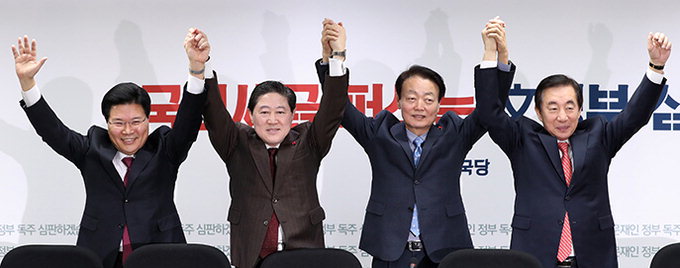 김성태·한선교·홍문종·유기준…결선투표까지 가나