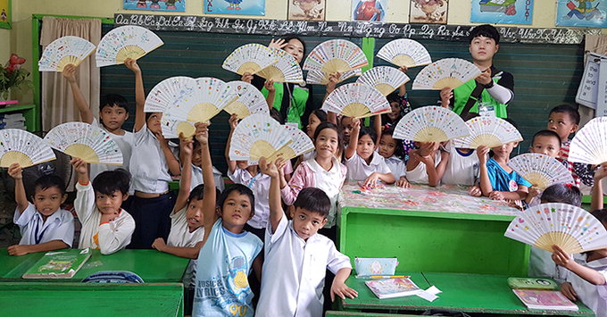 열악한 교육환경 필리핀 어린이들에 희망 준 교육봉사