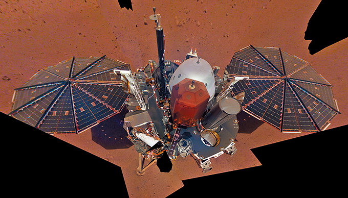 火星으로 간 NASA 인사이트호가 보내온‘셀카’