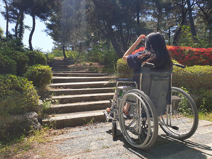 ‘수익금 전액 기부’‘휠체어 타고 감상’…장애인 위한 전시 잇따라