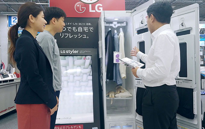 LG 스타일러 日 판매량 50% 증가