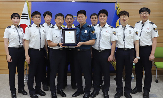 문경경찰서 교통관리계 3회 연속 ‘베스트 교통경찰’