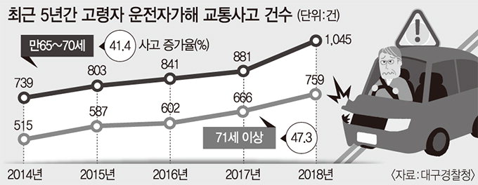 교통카드가 보상의 전부…고령자 면허반납률 0.3%