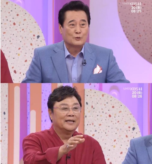 아침마당 남진, 나이 김성환 보다 많아도 40년 친구…월남전 파병 언급