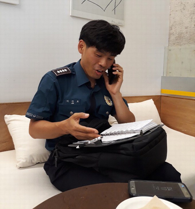 6년째 청소년·학교 전담 경찰관 아이들 용어 배우고 SNS로 소통