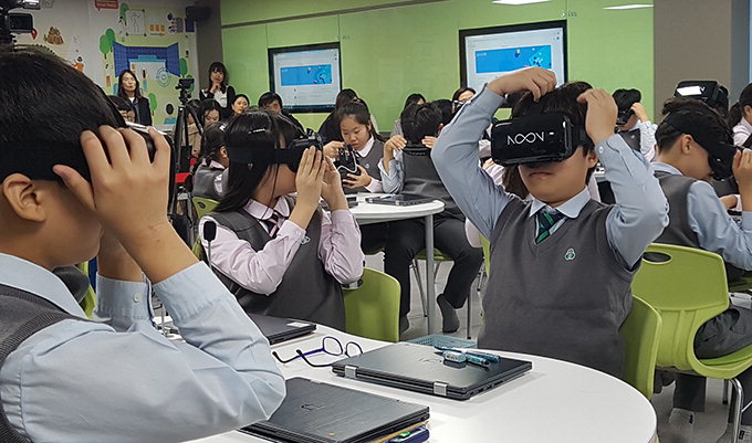 대구교대부설초, VR 등 활용…교과융합 프로젝트 공개수업