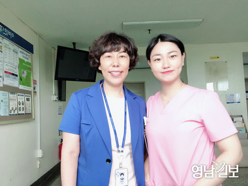 코로나 극복 힘 보탠 시민영웅  대구동산병원 모녀 간호사 전현례, 김수연씨