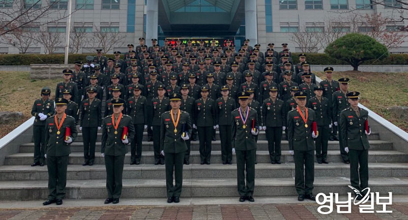 선린대 이세지·정세인씨, 해병대 부사관 임관