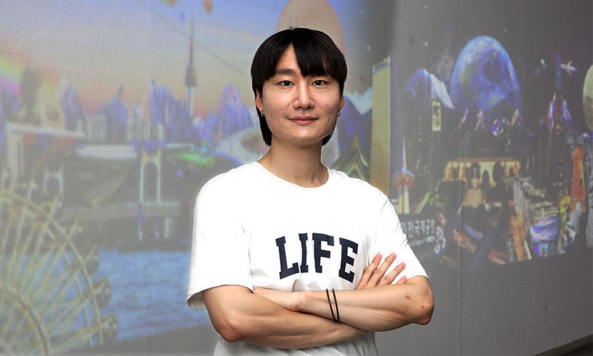 [아티스트 아틀리에] (1) 김재욱, 머무는 곳이 작업실…마우스·데이터값으로 구현한 디지털 풍경