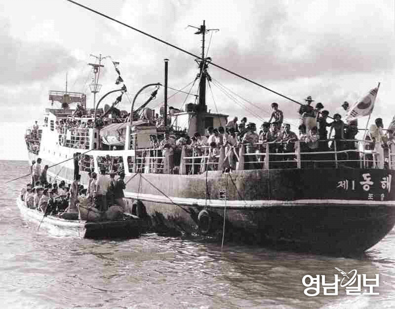 [울릉도 독도 파노라마(13)] 울릉도 뱃길의 변천사(상)....380t급 철선 청룡호, 1963년 5월부터 월 5회 정기운항 울릉도 해상교통 혁신