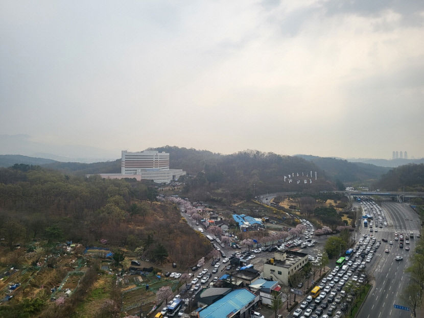 출근길 주차장 된 대구 수성구 만촌네거리…왜