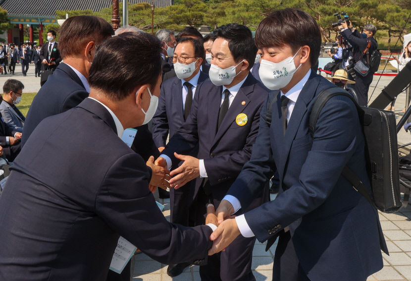 尹·여당·내각까지 5·18 기념식 총집결…보수진영, 광주에서 동서화합·국민통합 강조