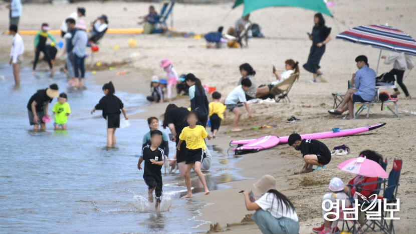 [포토뉴스] 소만, 해변 나들이 나온 시민들