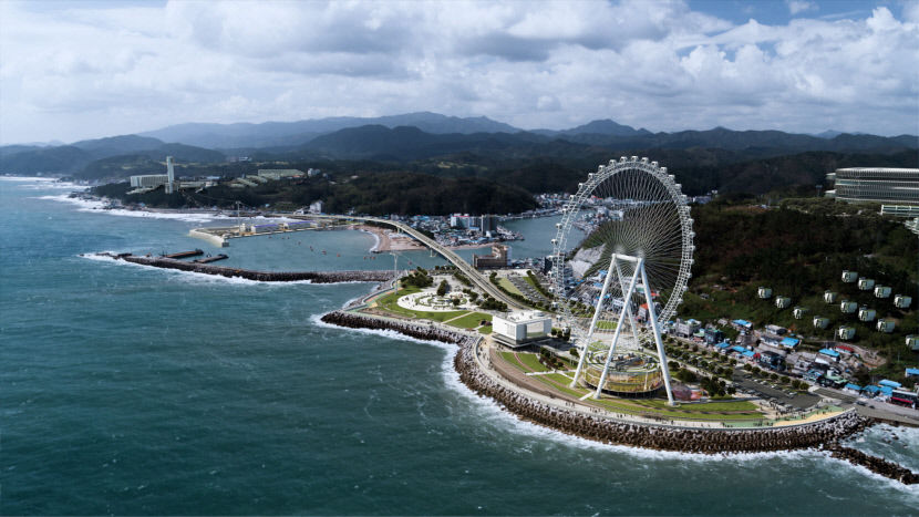 동해안 관광 판도 바꾼다 경북 영덕에 해상케이블카와 대관람차 추진