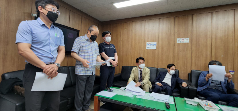 시민단체, 적서농공단지 합금연 생산공장 건설 반대…해당 공장 해명 기자회견